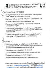 How to Record Butterflies