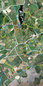 Section of route where issues still exist